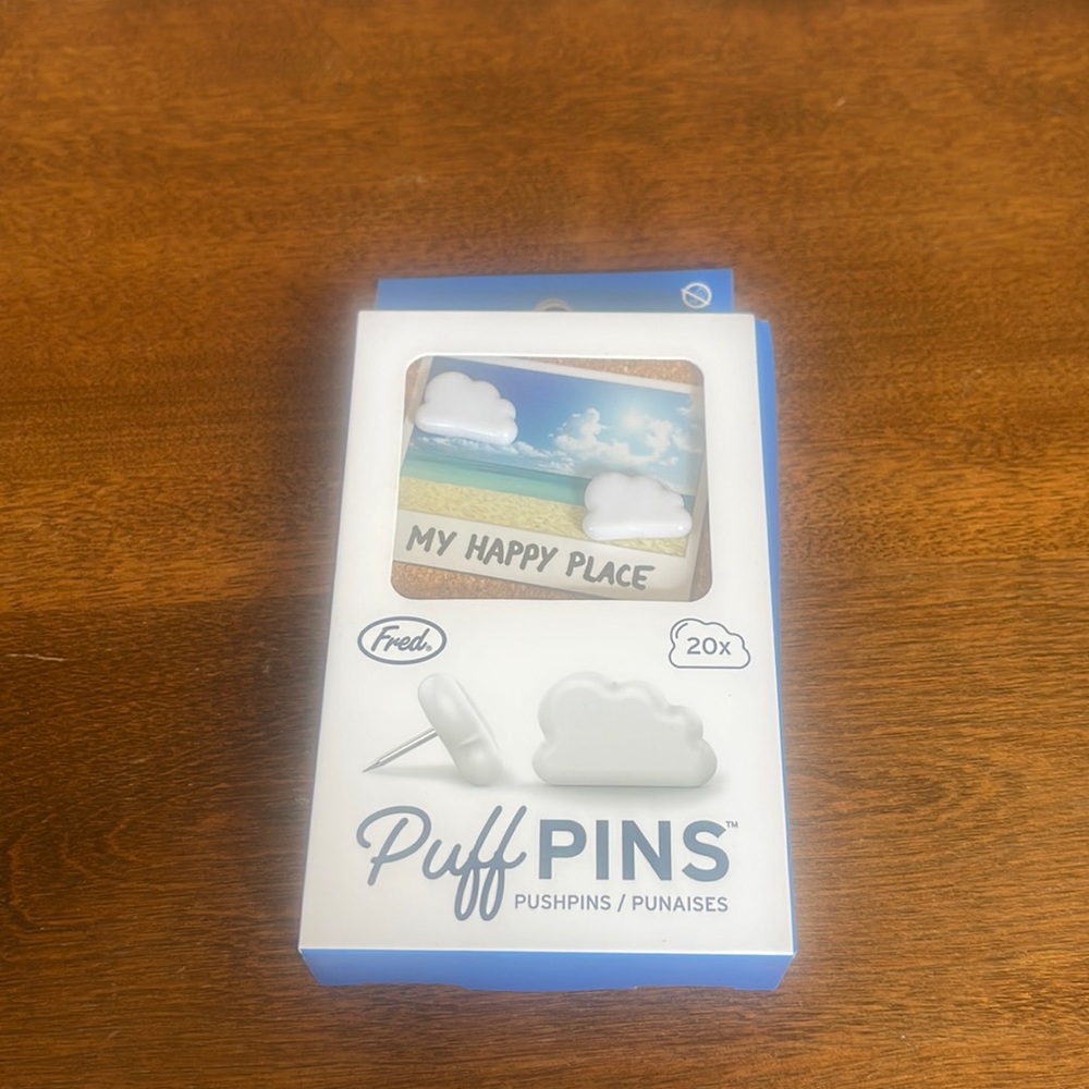 Puff Pins Push Pins